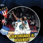 Emelec cae ante Liga de Quito y queda al borde del hexagonal de descenso 4 Emelec perdió 2-0 ante Liga de Quito en la fecha 26 y se mantiene en la duodécima casilla con 32 puntos, dentro de la zona de descenso.