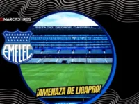 Emelec al límite con LigaPro: la multa que acerca la suspensión del Estadio Capwell 10 Emelec recibe multa de 500 dólares por fallas en el césped. Una tercera falta suspenderá su estadio según el reglamento de LigaPro.