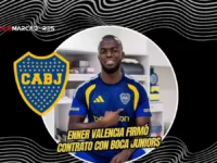 El goleador histórico rompe el mercado: Enner Valencia firma con Boca Juniors hasta 2027 7 Enner Valencia es oficialmente jugador de Boca Juniors. El delantero firmó hasta 2027 tras registrar 8 goles en 22 partidos.