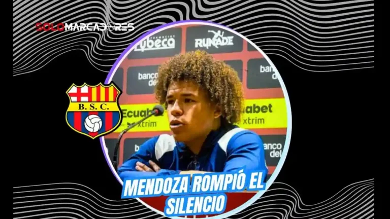Erick Mendoza se pronunció tras la eliminación de Barcelona SC en Copa Ecuador por alineación indebida. El club desvinculó a los responsables.