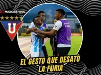 Tensión máxima en Guayaquil: el cara a cara entre Michael Estrada y Miller Bolaños que encendió el partido 5 Fuerte encontrón entre Estrada y Bolaños en el Guayaquil City vs. Liga de Quito. Estrada fue amonestado por encarar al atacante local.
