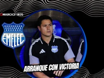 Ezequiel Medrán debutó con triunfo 2-1 en Emelec ante Leones FC. El Bombillo suma 35 puntos y busca alejarse del descenso en la recta final de LigaPro.