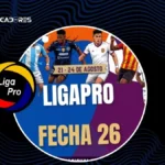 Fecha 26 de la LigaPro 2026: Partidos, horarios y donde verlos 3 Horarios y programación de la Fecha 26 de la LigaPro 2026. Independiente defiende el liderato mientras se define la clasificación a copas.
