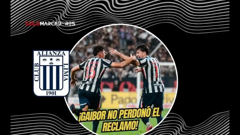 Fernando Gaibor marcó el gol del triunfo 1-0 de Alianza Lima sobre UTC Cajamarca y llevó a los íntimos al liderato de la Liga 1 de Perú.
