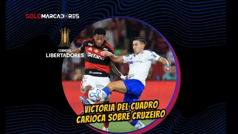 Flamengo de Gonzalo Plata venció 2-1 a Cruzeiro en el Maracaná y espera a Independiente del Valle o Tolima en los cuartos de final de Libertadores.