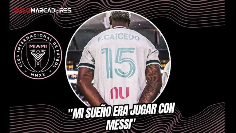 Fricio Caicedo debutó como titular en el empate 2-2 de Inter Miami ante Columbus Crew. Revisa sus estadísticas y declaraciones tras el partido.