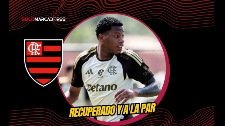 Gonzalo Plata dejó atrás sus dolencias físicas y entrena a la par en Flamengo. El extremo apunta a reaparecer este fin de semana ante Vitória.