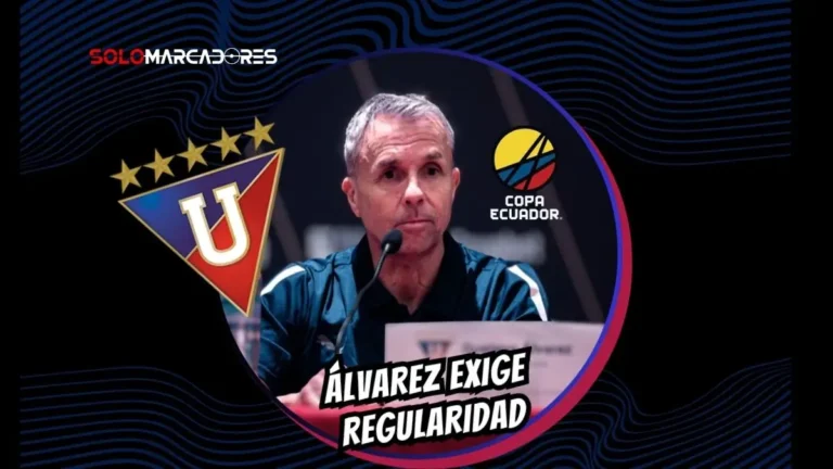 Gustavo Álvarez analizó el 1-0 de Liga de Quito ante Aucas por Copa Ecuador: valoró el pase a semifinales pero exigió regularidad colectiva.