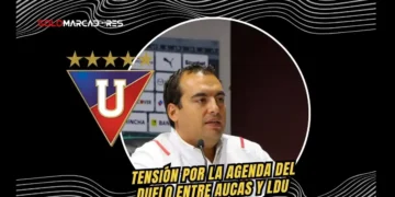 Miguel Ángel Loor asegura que un club pidió el horario Aucas vs Liga, pero la dirigencia alba desmiente la versión. Detalles del cruce.