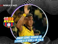 Jandry Gómez daría el salto a Europa: negocian su fichaje directo a la Serie A de Italia 5 Jandry Gómez, canterano de 20 años de Barcelona SC, negocia su traspaso a la Serie A de Italia. El club conservará un porcentaje de su pase.