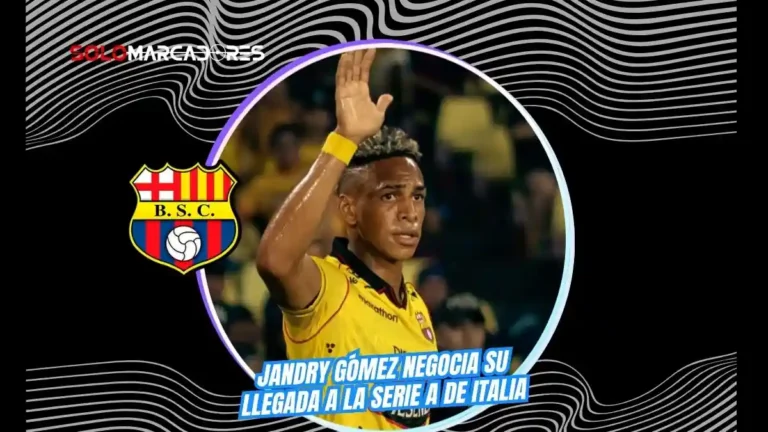 Jandry Gómez, canterano de 20 años de Barcelona SC, negocia su traspaso a la Serie A de Italia. El club conservará un porcentaje de su pase.