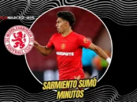 Jeremy Sarmiento debuta con Middlesbrough 5 Jeremy Sarmiento debuta con Middlesbrough en la victoria 2-1 ante Lincoln por la Championship inglesa. Revisa los detalles del partido.