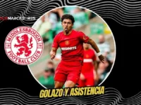 Jeremy Sarmiento desata la locura en la Carabao Cup con golazo y asistencia 5 Jeremy Sarmiento aportó gol y asistencia en el triunfo 3-1 del Middlesbrough ante Doncaster Rovers en la segunda ronda de la Carabao Cup.