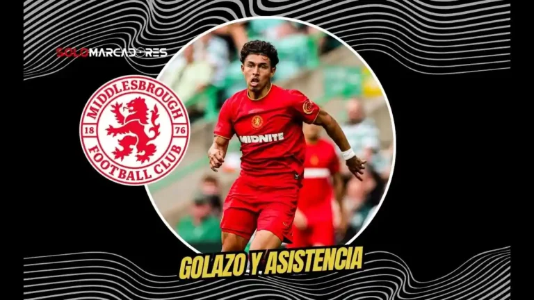 Jeremy Sarmiento aportó gol y asistencia en el triunfo 3-1 del Middlesbrough ante Doncaster Rovers en la segunda ronda de la Carabao Cup.