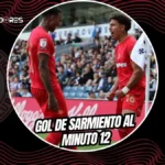 Jeremy Sarmiento anota para el Middlesbrough en la derrota ante el Blackburn Rovers 3 Jeremy Sarmiento en el Middlesbrough anotó a los 12 minutos, pero el Blackburn Rovers remontó el partido en la Championship inglesa.
