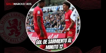 Jeremy Sarmiento en el Middlesbrough anotó a los 12 minutos, pero el Blackburn Rovers remontó el partido en la Championship inglesa.