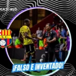 Johnny Quiñónez desmiente que César Farías haya agarrado del cuello a un joven 3 Johnny Quiñónez desmiente el supuesto altercado de César Farías en el camerino de Barcelona SC y exige responsabilidad al periodismo.