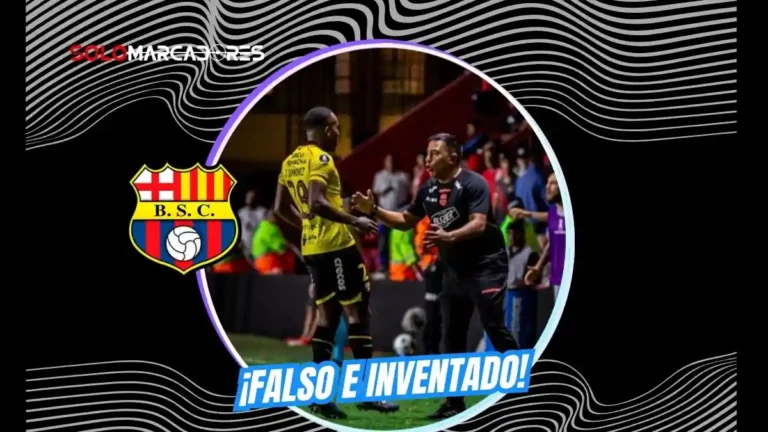 Johnny Quiñónez desmiente el supuesto altercado de César Farías en el camerino de Barcelona SC y exige responsabilidad al periodismo.