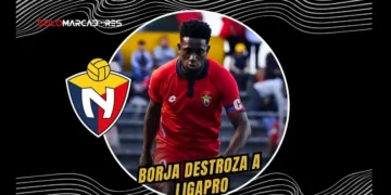 Jonathan Borja criticó el horario fijado por LigaPro tras el triunfo 1-0 de El Nacional sobre 9 de Octubre y agradeció el apoyo de la hinchada.