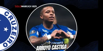 Keny Arroyo rescata el empate para Cruzeiro frente a Flamengo en la Copa Libertadores 6 Keny Arroyo marcó en el empate de Cruzeiro ante Flamengo por octavos de final de la Copa Libertadores. Gonzalo Plata jugó en Flamengo.