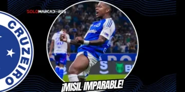 Keny Arroyo marcó un espectacular golazo en el clásico entre Cruzeiro y Atlético Mineiro por los cuartos de final de la Copa de Brasil.