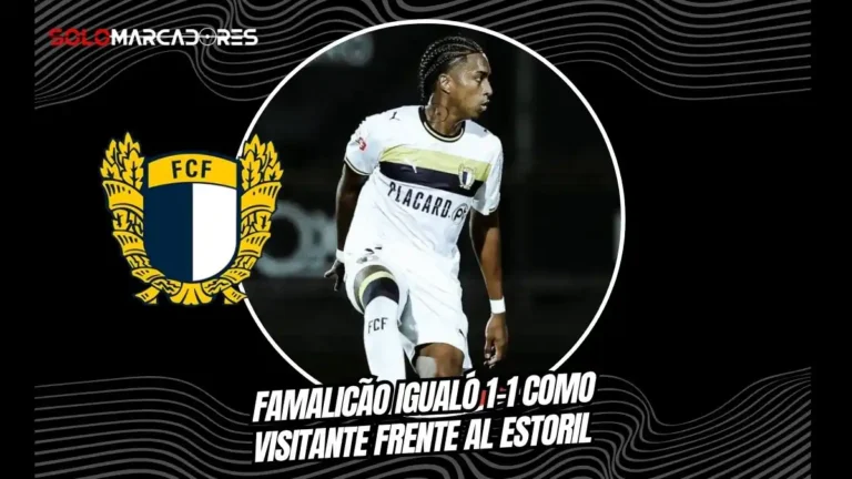 Leo Realpe destaca en el empate 1-1 del Famalicão ante Estoril. El zaguero ecuatoriano busca regularidad para llegar a la Selección.