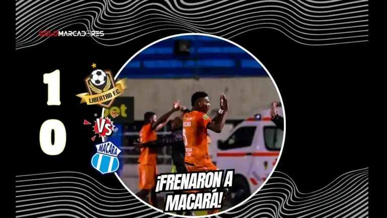 Libertad FC superó 1-0 a Macará con gol tempranero de Antony Chere por la Fecha 26 de la LigaPro Serie A 2026.