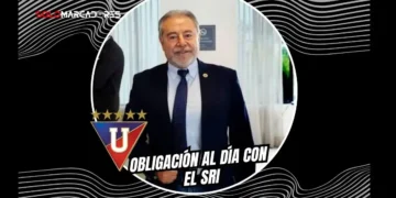 Liga de Quito liquida su deuda con el SRI pendiente 7 Liga de Quito pagó cerca de 600.000 dólares al SRI para cancelar la deuda pendiente desde el año de su doblete y evitar embargos.