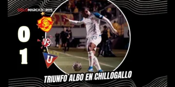 Liga de Quito supera por la mínima a Aucas en el estadio Gonzalo Pozo Ripalda 2 Liga de Quito derrotó 1-0 a Aucas por la fecha 25 de la Liga Ecuabet con gol de Yerlin Quiñónez y gran actuación de Domínguez.