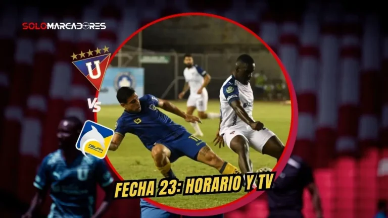 Liga de Quito recibe a Delfín por la fecha 23 de la Liga Ecuabet. Revisa alineaciones, horarios y transmisión en vivo del partido en Ponceano.