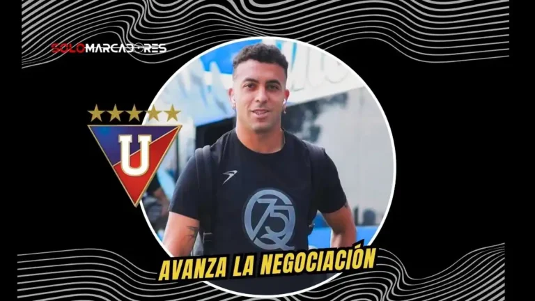 Liga de Quito negocia el fichaje de Lucas Tití Rodríguez por un año. Refuerzo clave para LigaPro 2026 y Copa Libertadores frente a Palmeiras.