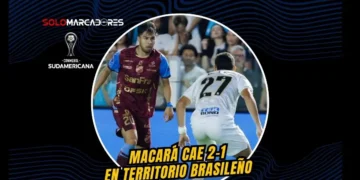 Macará cayó 2-1 ante Santos en Vila Belmiro por la ida de octavos de la Copa Sudamericana. La llave se define el 20 de agosto en Ambato.