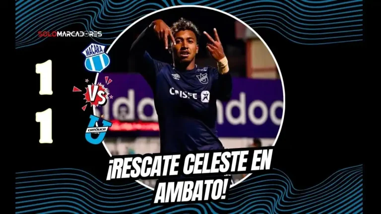 Macará igualó 1-1 ante Universidad Católica en Ambato por la fecha 25 de la Liga Ecuabet 2026 y retiene el segundo lugar de la tabla de posiciones.