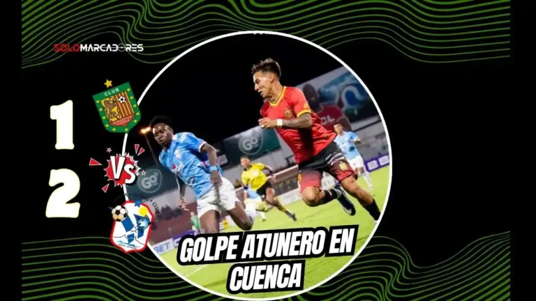 Manta FC sorprende a Deportivo Cuenca y gana 1-2 de visitante en la fecha 24 de la Liga Ecuabet. Revisa goles y posiciones.