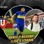 Marcelo Weigandt arribó para vestirse de blanco en Liga de Quito 3 Marcelo Weigandt arribó a Ecuador para firmar con Liga de Quito procedente del Inter Miami y disputar la Copa Libertadores 2026.
