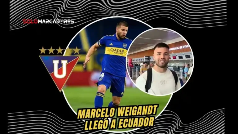 Marcelo Weigandt arribó a Ecuador para firmar con Liga de Quito procedente del Inter Miami y disputar la Copa Libertadores 2026.