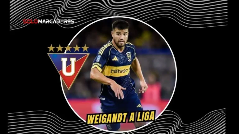 Marcelo Weigandt llegaría a Liga de Quito a préstamo desde Boca Juniors por un año con opción de compra sujeta a partidos jugados.