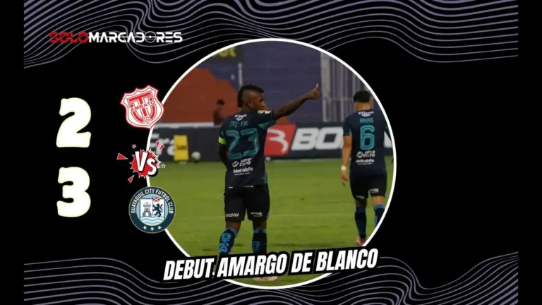 Miler Bolaños marcó doblete para que Guayaquil City remonte 3-2 a Técnico Universitario en Ambato y arruine el debut de Ismael Blanco en Liga Ecuabet.