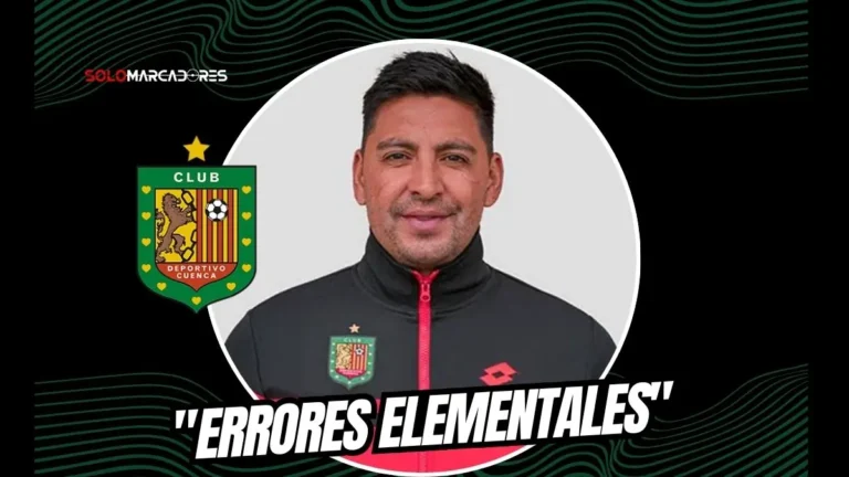 Daniel Neculman criticó los errores básicos de Deportivo Cuenca tras la derrota 3-1 ante Técnico Universitario por la fecha 27 de LigaPro.