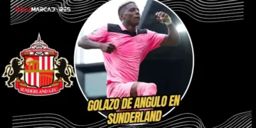 Nilson Angulo anotó un golazo de tiro libre en la Premier League con el Sunderland, que cayó 2-1 ante Ipswich Town con gol agónico al 90.