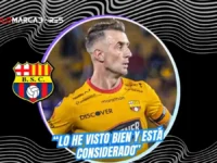 Pablo Trobbiani analiza el estado físico y aporte de Damián Díaz en Barcelona SC previo al partido ante Manta FC por la jornada 26 de LigaPro.