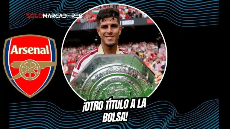 Piero Hincapié conquistó la Community Shield 2026 con Arsenal tras golear 3-0 al Manchester City. El tricolor llegó a siete títulos en su carrera.