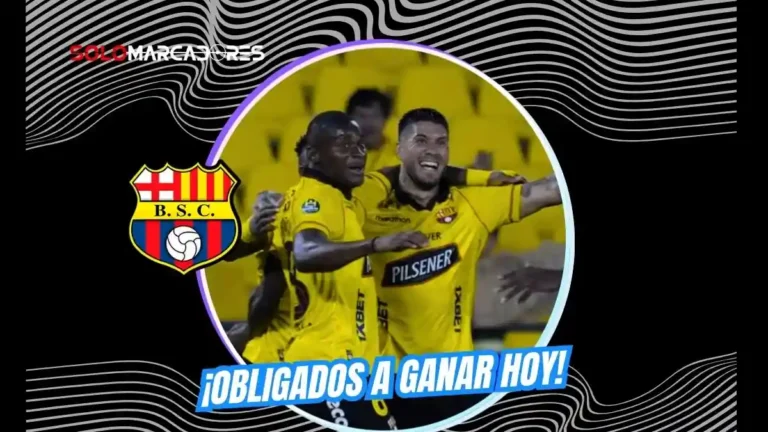 Posible alineación de Barcelona SC para recibir a Orense SC