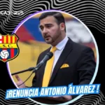 Antonio Álvarez renuncia a la dirigencia de Barcelona SC 3 Antonio Álvarez renuncia a la dirigencia de Barcelona SC. Miguel Montalvo es el nuevo presidente definitivo. Conoce los detalles del remezón torero.