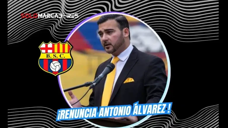 Antonio Álvarez renuncia a la dirigencia de Barcelona SC. Miguel Montalvo es el nuevo presidente definitivo. Conoce los detalles del remezón torero.