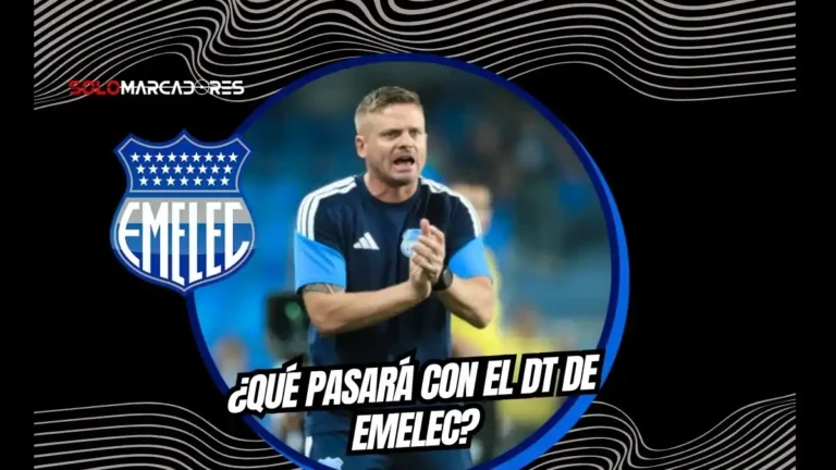 Luis Miguel Escalada respalda la continuidad de Cristian Nasuti en Emelec pese al duodécimo puesto y los 29 puntos en la tabla.