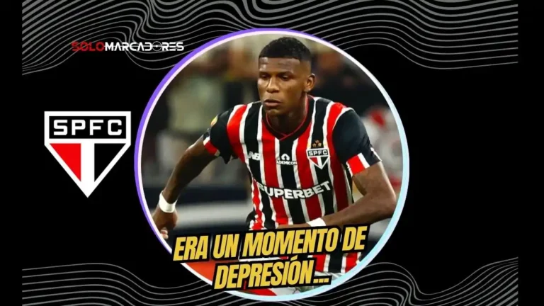 Robert Arboleda pidió disculpas en São Paulo tras anotar en Copa Sudamericana. Reveló que su ausencia se debió a un severo cuadro de depresión.