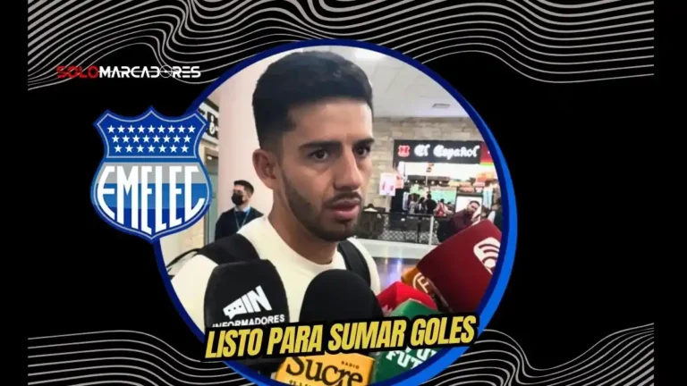 Ronie Carrillo a Emelec es oficial. El delantero llegó a Guayaquil, confirmó estar en forma física y prefirió el proyecto azul tras sondeos de Arabia.