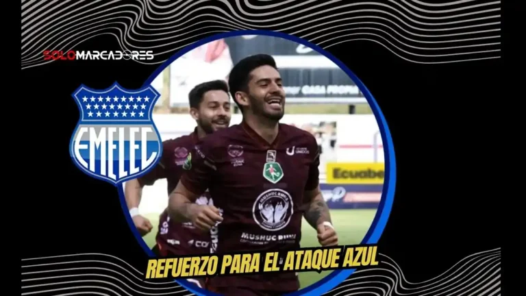 Ronie Carrillo es nuevo delantero de Emelec tras desvincularse de Mushuc Runa. Quedó habilitado para jugar contra Guayaquil City.