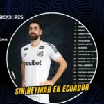 Golpe en la Sudamericana: Santos viaja a Ecuador sin Neymar para la revancha ante Macará 3 Santos confirmó su nómina sin Neymar para medir a Macará en Ambato por Copa Sudamericana tras la victoria 2-1 en la ida.